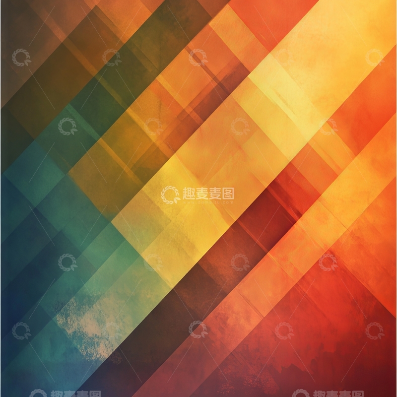 高清大图下载【趣麦麦图】渐变色块构成的抽象背景