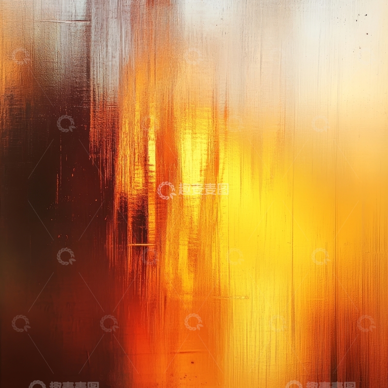 高清大图下载【趣麦麦图】橙黄渐变的抽象光影效果
