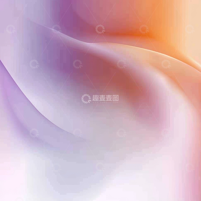 高清大图下载【趣麦麦图】柔和色彩的抽象流动图案