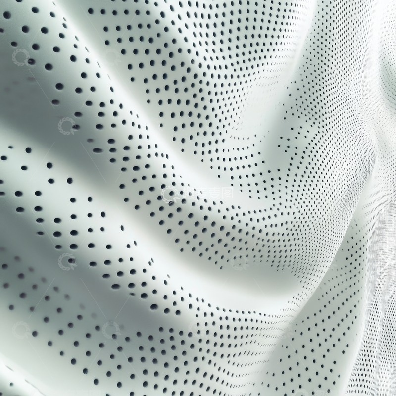高清大图下载【趣麦麦图】带有黑色小孔的白色织物纹理