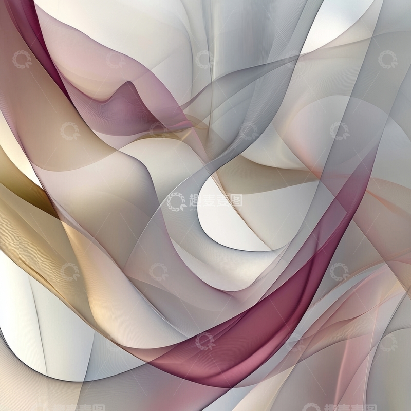 高清大图下载【趣麦麦图】柔和色彩交织的抽象图案