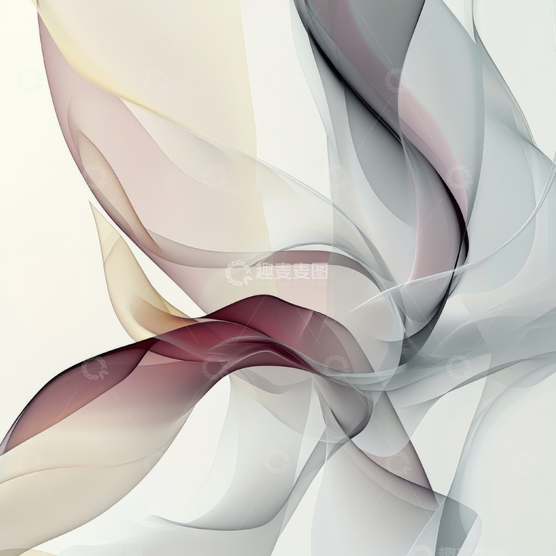 高清大图下载【趣麦麦图】柔和色彩交织的抽象图案