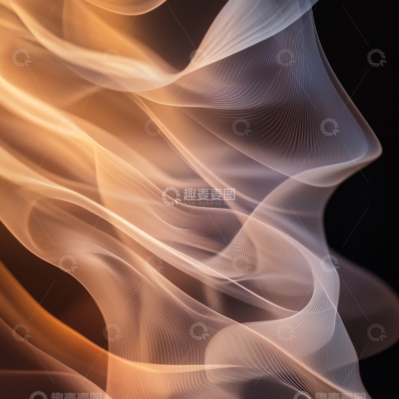 高清大图下载【趣麦麦图】流动的烟雾艺术