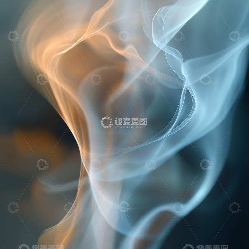 高清大图下载【趣麦麦图】流动的烟雾艺术背景