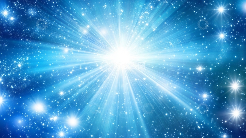 高清大图下载【趣麦麦图】璀璨星空中的光芒四射