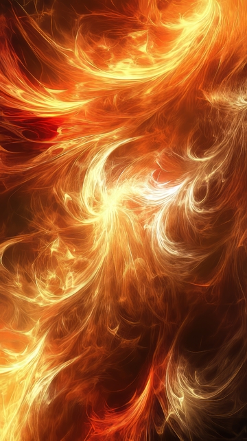 火焰般的抽象艺术图案