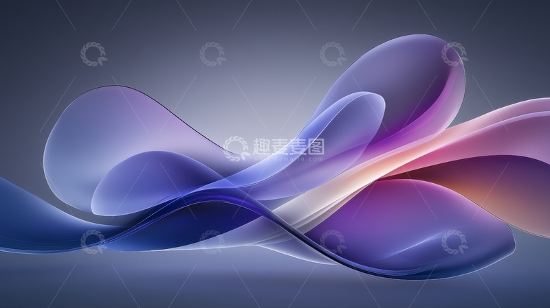 高清大图下载【趣麦麦图】流线型抽象艺术背景
