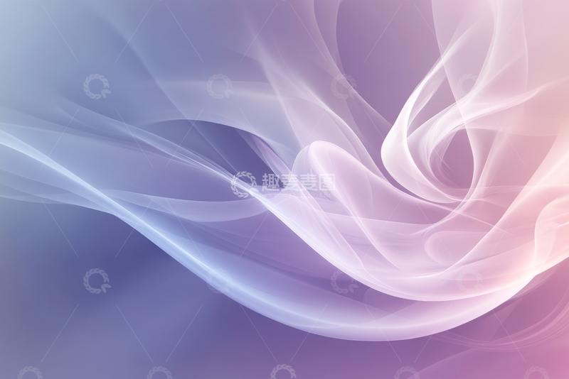 高清大图下载【趣麦麦图】柔和烟雾在渐变背景中的流动