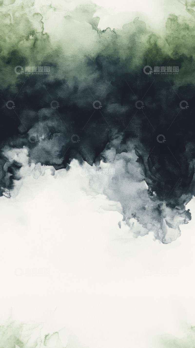 高清大图下载【趣麦麦图】黑白烟雾交织的抽象艺术