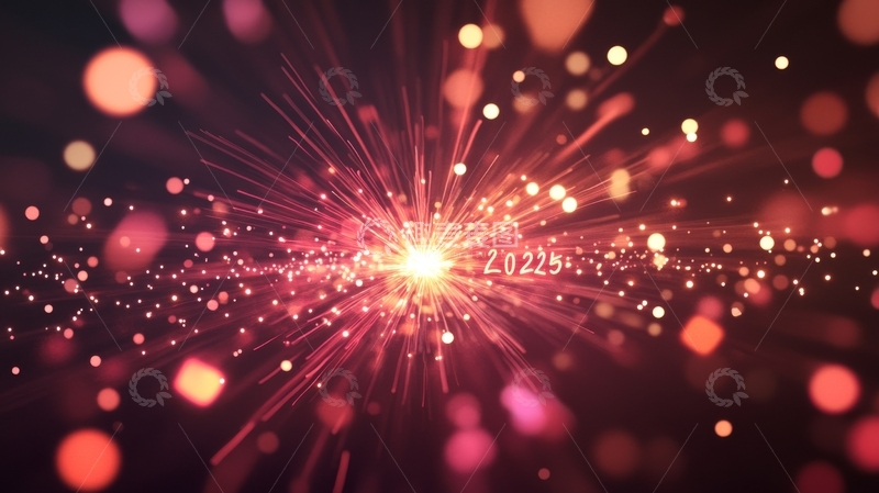 2025年璀璨光效背景