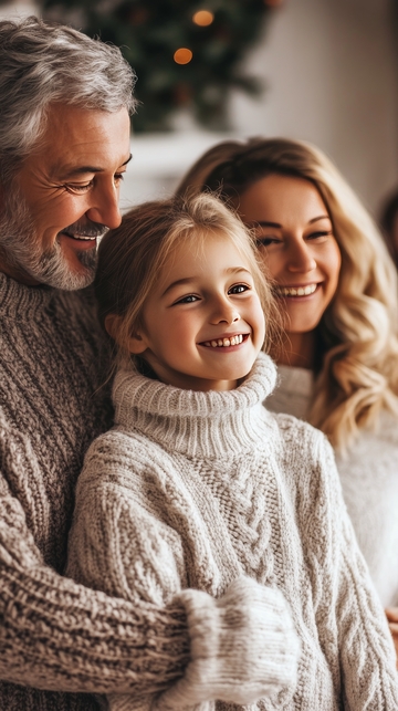 温馨家庭时光，祖孙三代共度节日