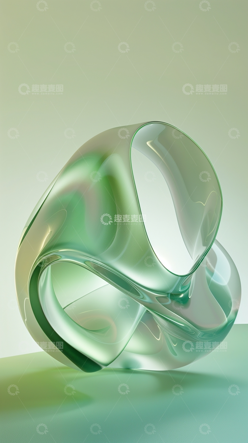 高清大图下载【趣麦麦图】透明玻璃雕塑的光影艺术