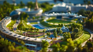 微型城市模型景观