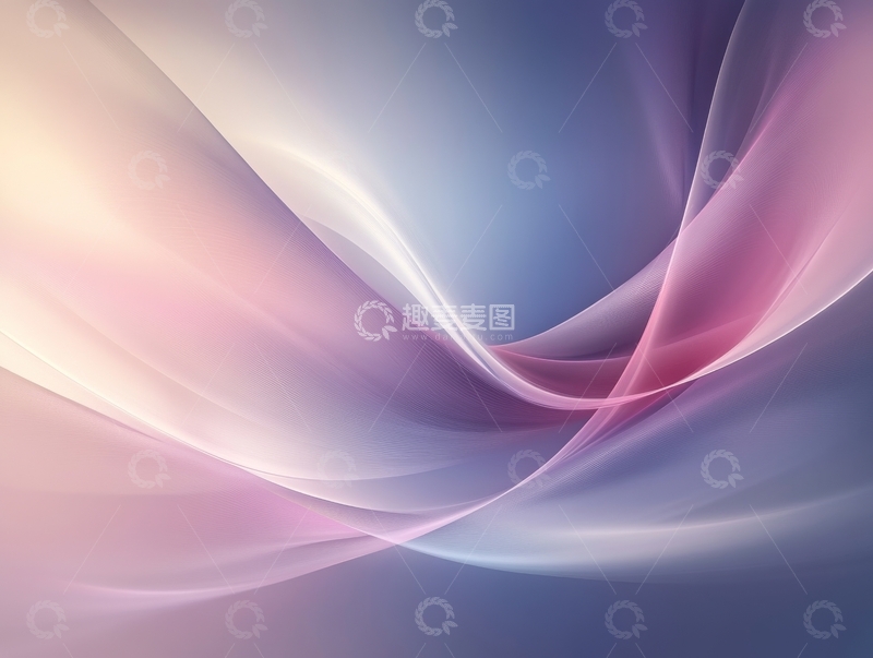 高清大图下载【趣麦麦图】柔和色彩交织的抽象背景