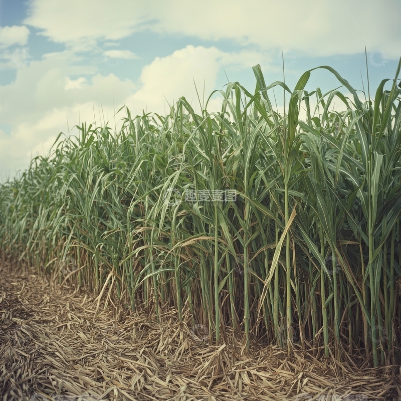高清大图下载【趣麦麦图】甘蔗田中的茂密甘蔗