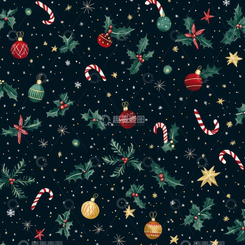 高清大图下载【趣麦麦图】圣诞主题装饰图案