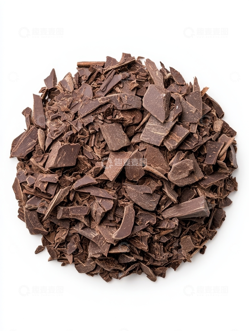 高清大图下载【趣麦麦图】一堆碎巧克力片