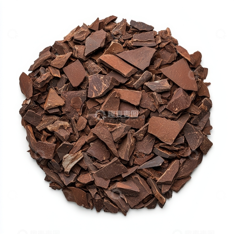 高清大图下载【趣麦麦图】巧克力碎片堆叠特写
