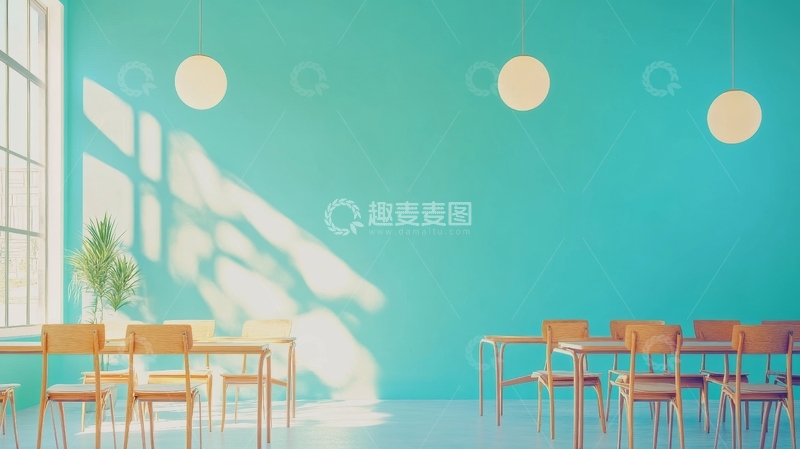 高清大图下载【趣麦麦图】简约餐厅内部设计