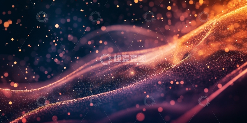 高清大图下载【趣麦麦图】流光溢彩的抽象背景