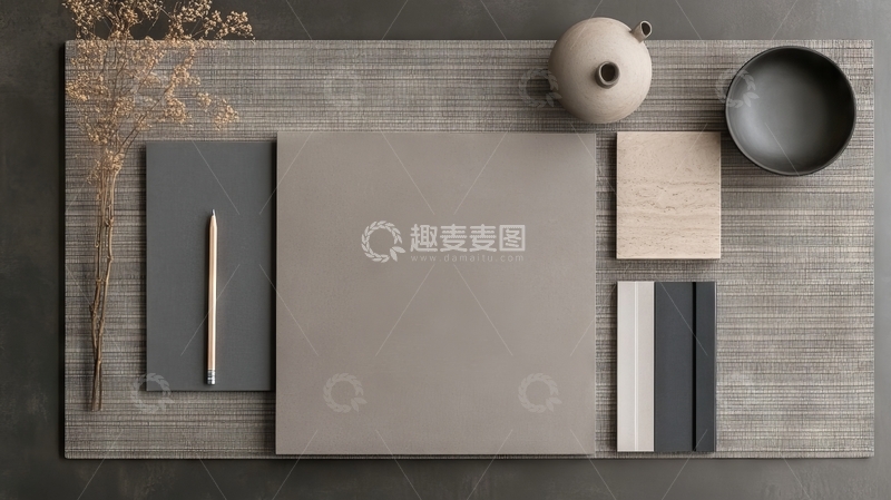 高清大图下载【趣麦麦图】简约桌面布置与装饰品