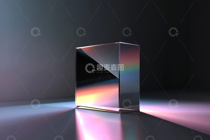 高清大图下载【趣麦麦图】棱镜折射光影的艺术展示
