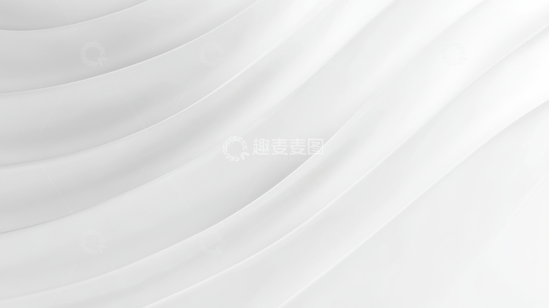 高清大图下载【趣麦麦图】柔和波纹的白色布料纹理