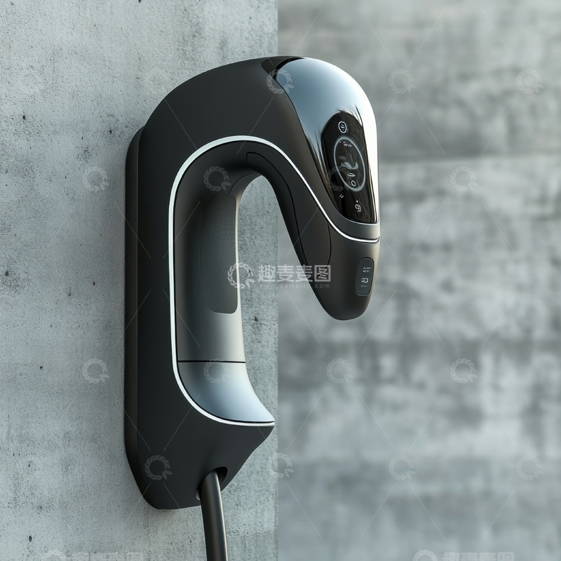 高清大图下载【趣麦麦图】壁挂式充电设备特写