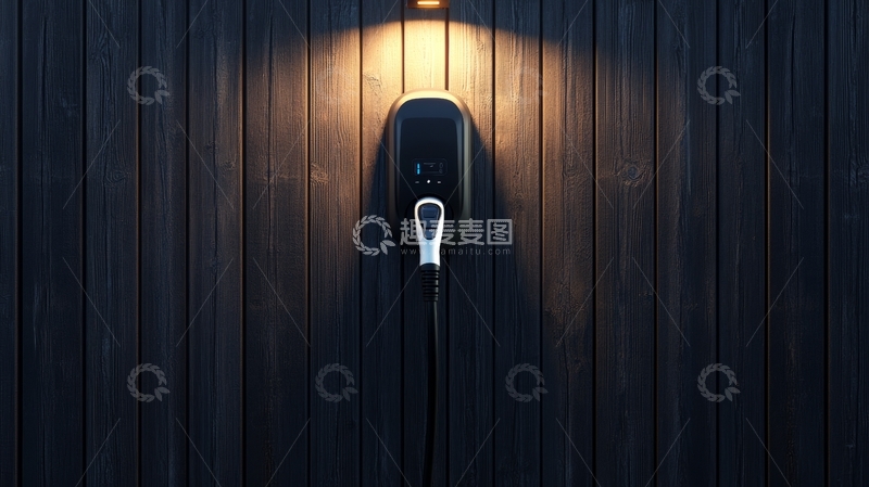 高清大图下载【趣麦麦图】墙上的充电设备