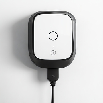 方形电子设备，带按钮和指示灯