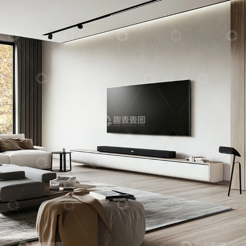 高清大图下载【趣麦麦图】现代简约客厅设计