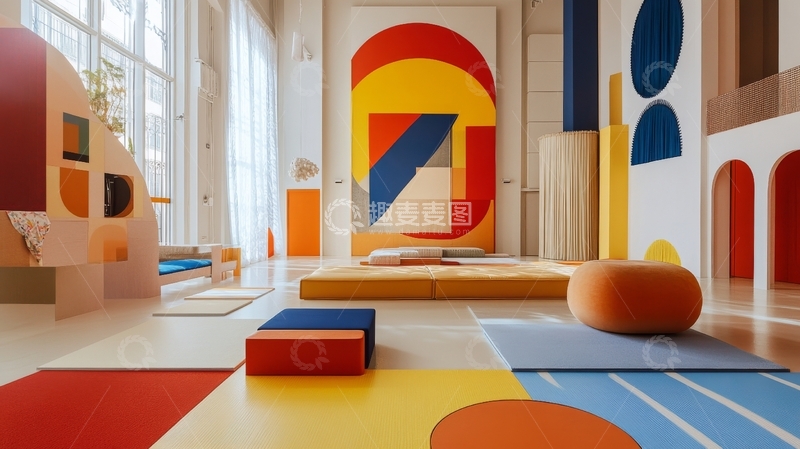 高清大图下载【趣麦麦图】色彩斑斓的现代室内设计