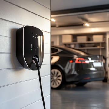 电动汽车充电站室内场景