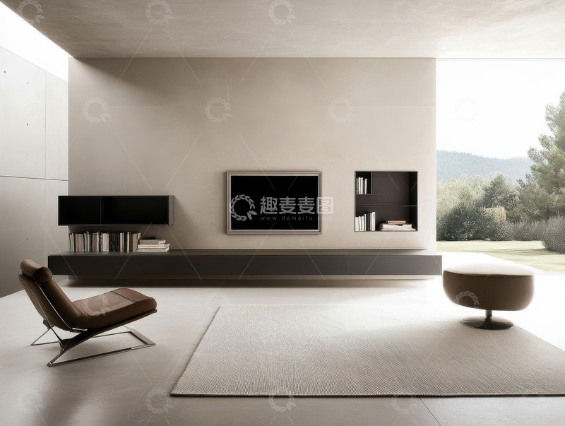 高清大图下载【趣麦麦图】现代简约客厅设计