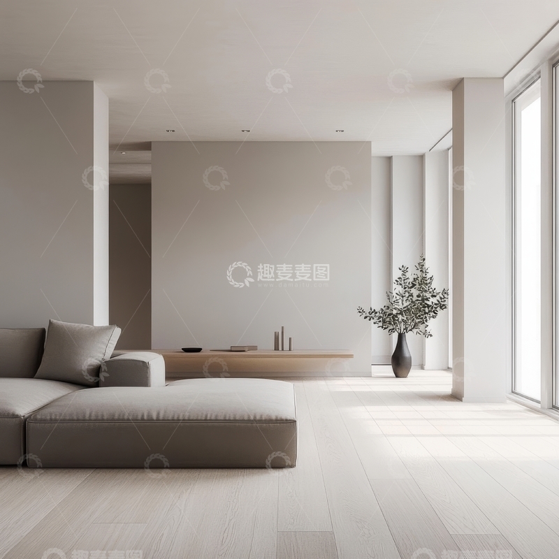 高清大图下载【趣麦麦图】现代简约客厅设计