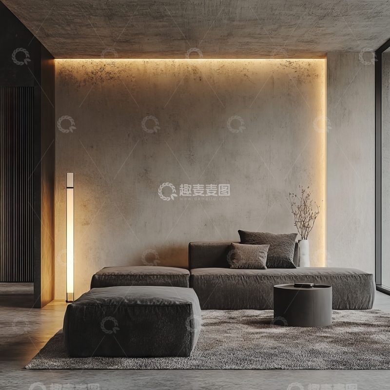 高清大图下载【趣麦麦图】现代简约客厅设计