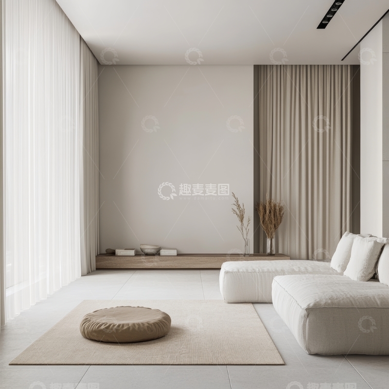 高清大图下载【趣麦麦图】简约现代客厅设计