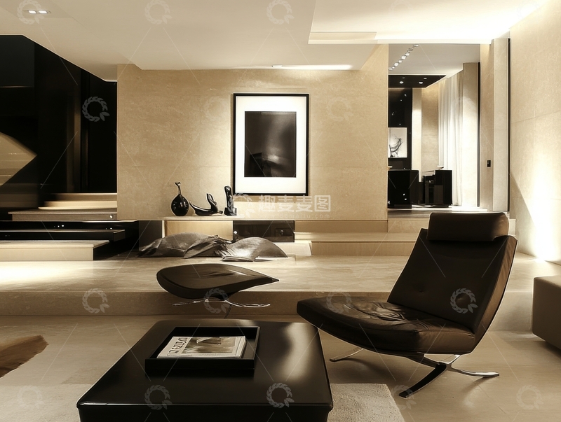 高清大图下载【趣麦麦图】现代简约客厅设计