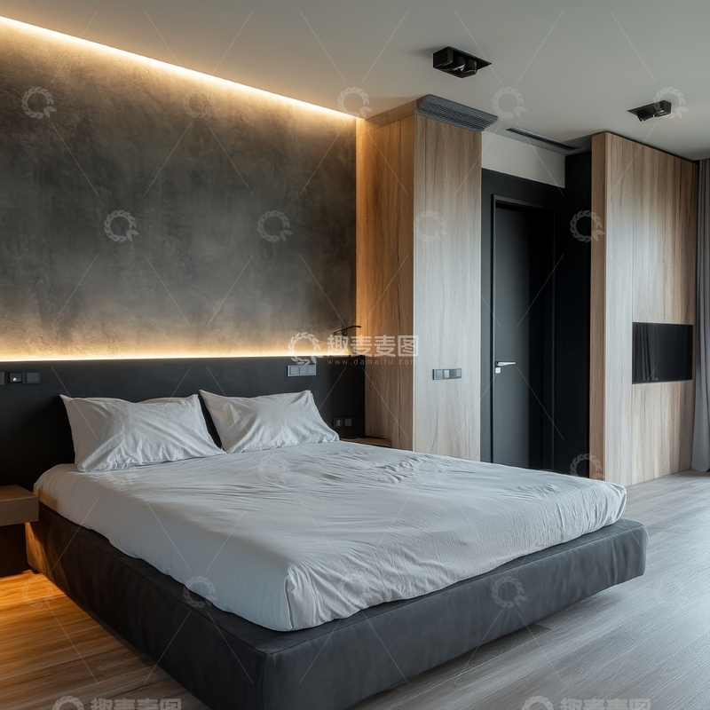高清大图下载【趣麦麦图】现代简约风格卧室设计