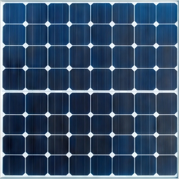 太阳能电池板特写