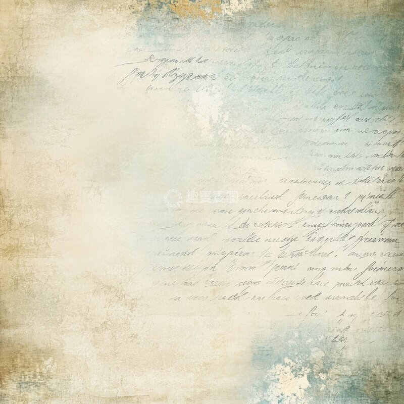 高清大图下载【趣麦麦图】复古手写信件背景