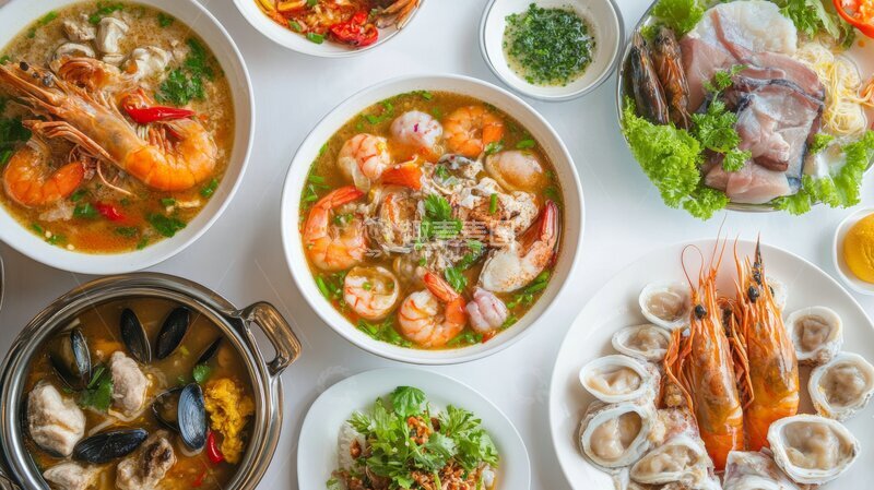 海鲜盛宴：多样美味佳肴