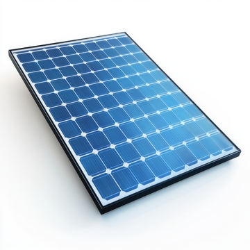 蓝色太阳能电池板