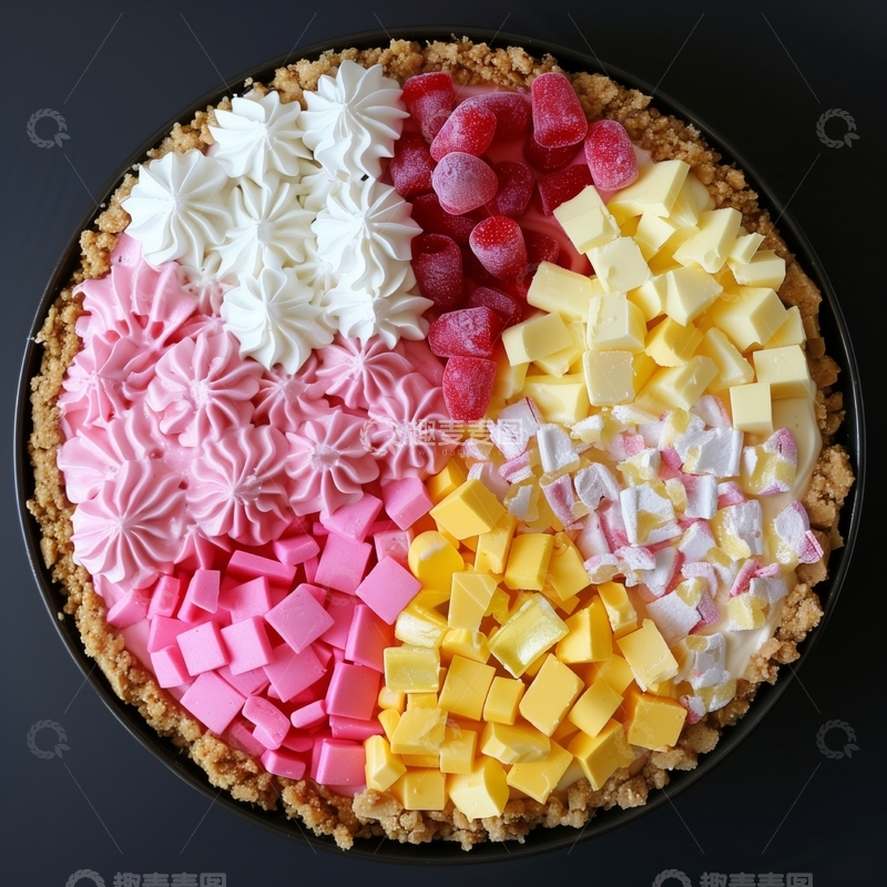 高清大图下载【趣麦麦图】色彩缤纷的甜点拼盘