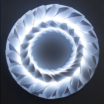 螺旋光效的几何图案