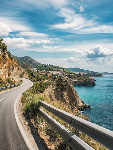 沿海公路与碧海蓝天