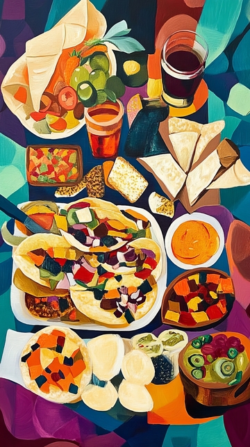 色彩斑斓的墨西哥美食盛宴