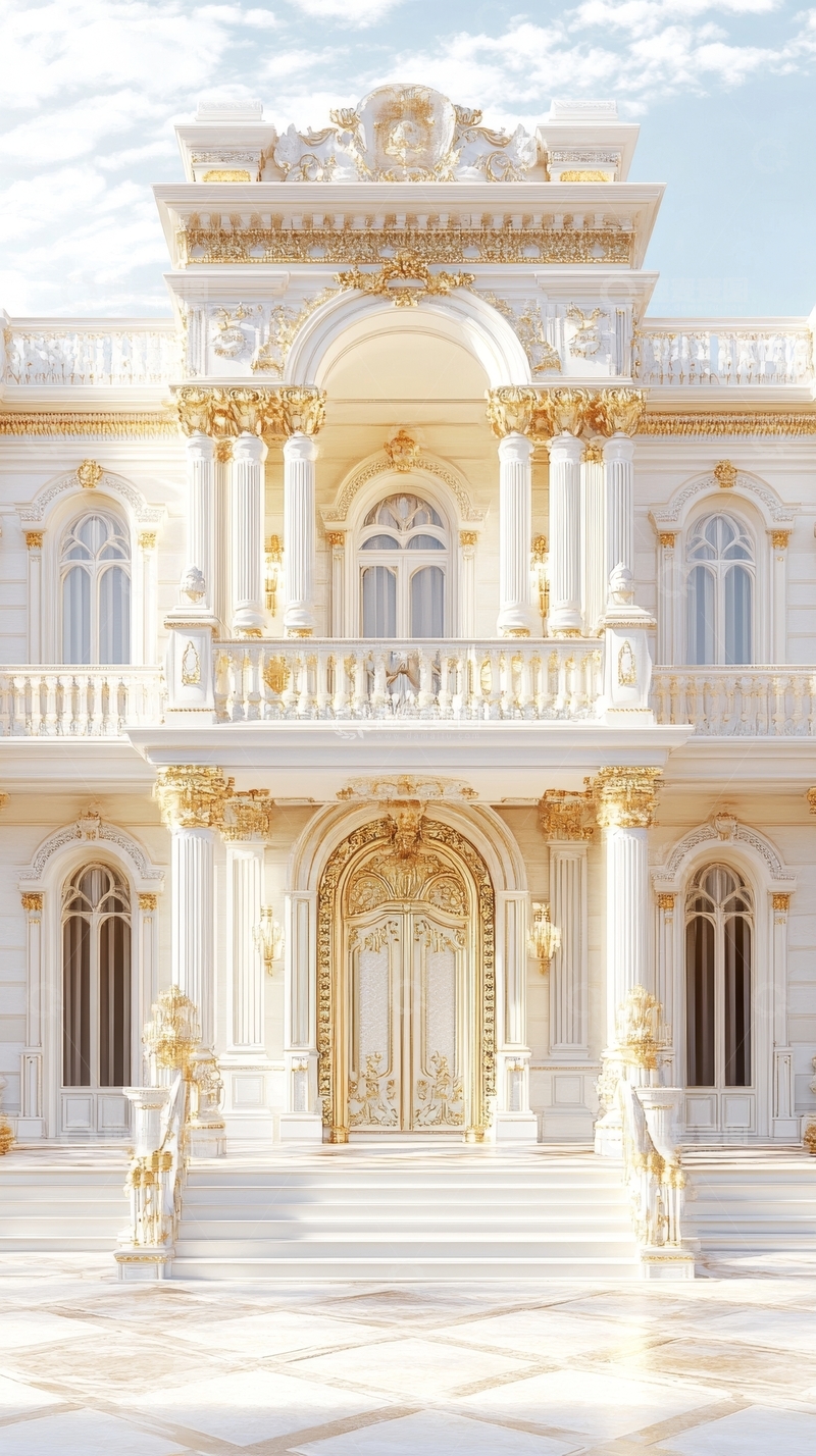 高清大图下载【趣麦麦图】宏伟的宫殿正面
