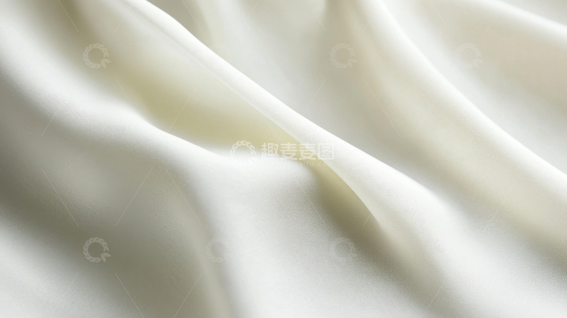 高清大图下载【趣麦麦图】柔软白色织物的特写