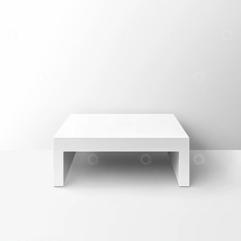 高清大图下载【趣麦麦图】简约白色方形桌子